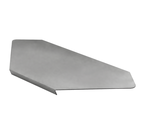 Крышка угла горизонтального 90' SKYG90*500*1,2 ZN