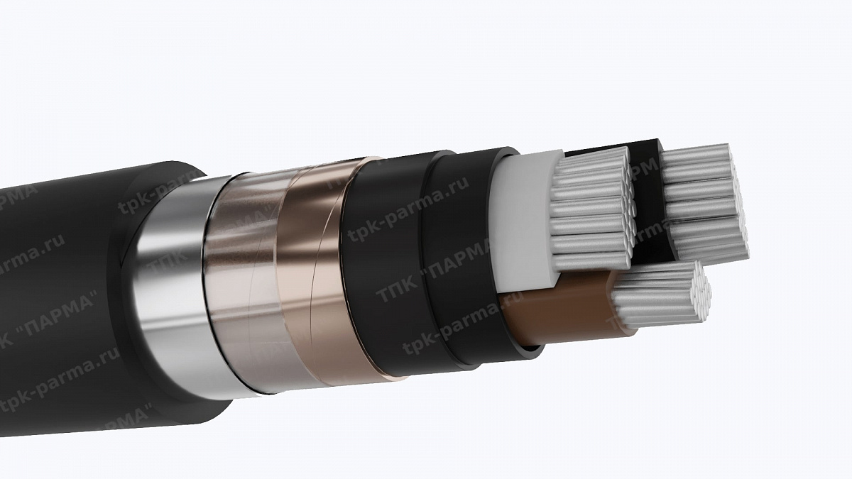 Фотография провода Кабель АВБбШв 3х240 - 6кВ