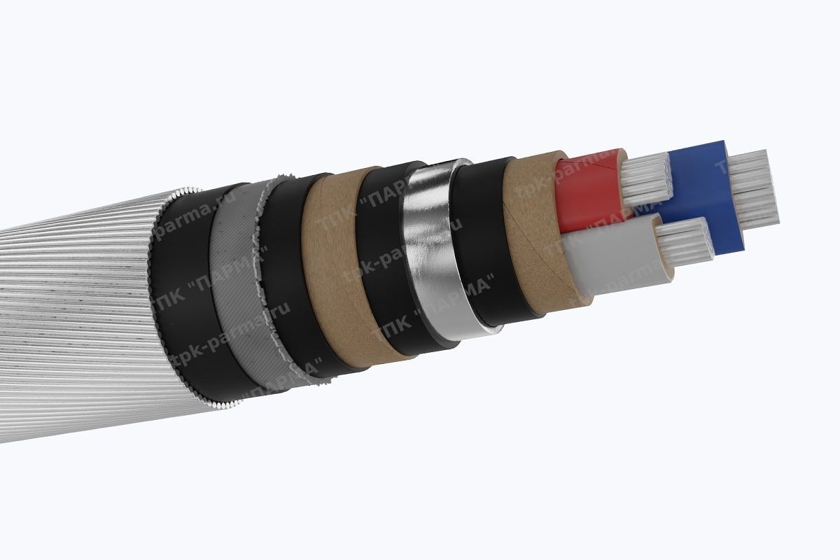 Фотография провода Кабель АСПГ 3х95+1х50 - 1кВ