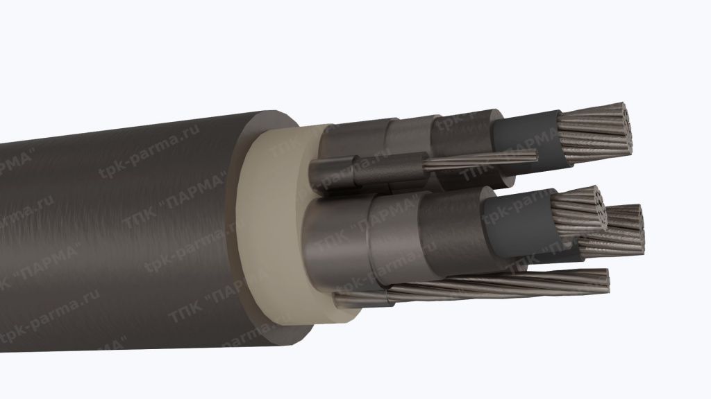 Фотография провода Кабель КГЭ-Т 3х35+1х10+1х6,0 - 6кВ