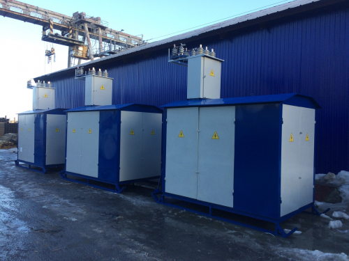 Подстанция КТПН-Т-В/К 1000/6/0,4 с РЛНД передвижная тупиковая