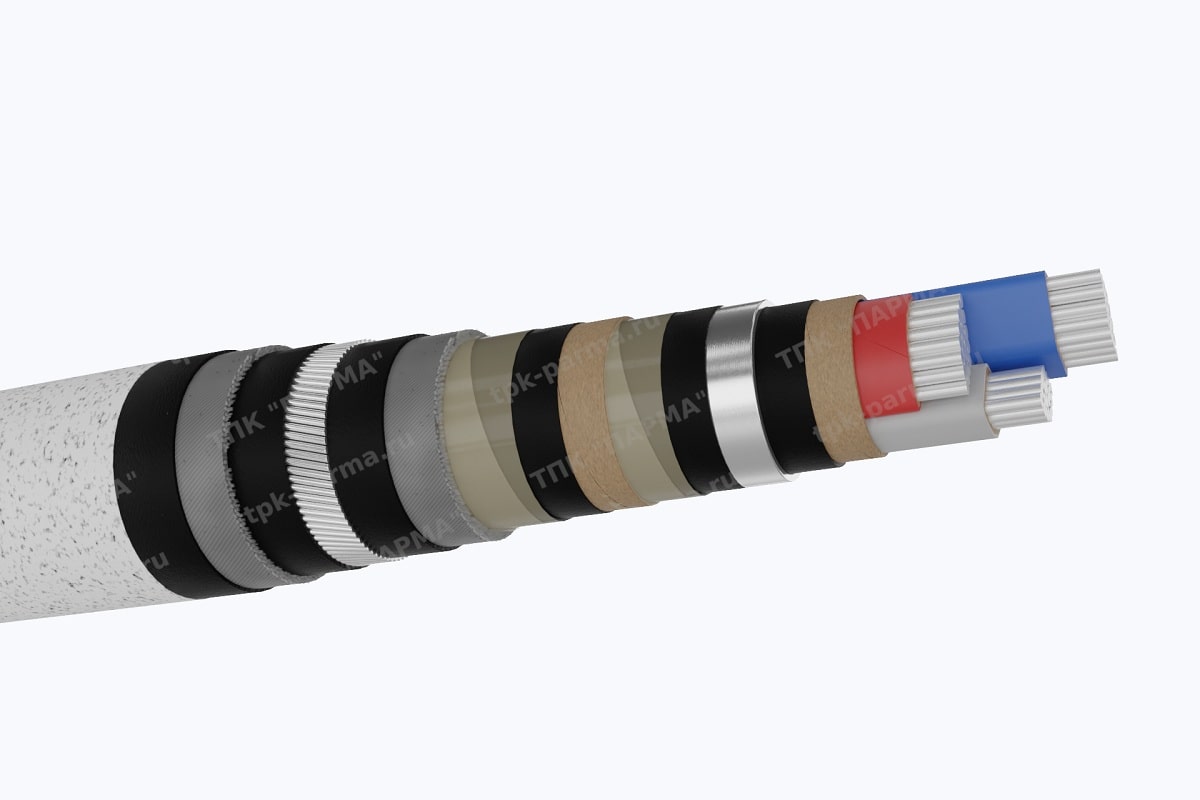 Фотография провода Кабель АСП2л 3х185 - 6кВ